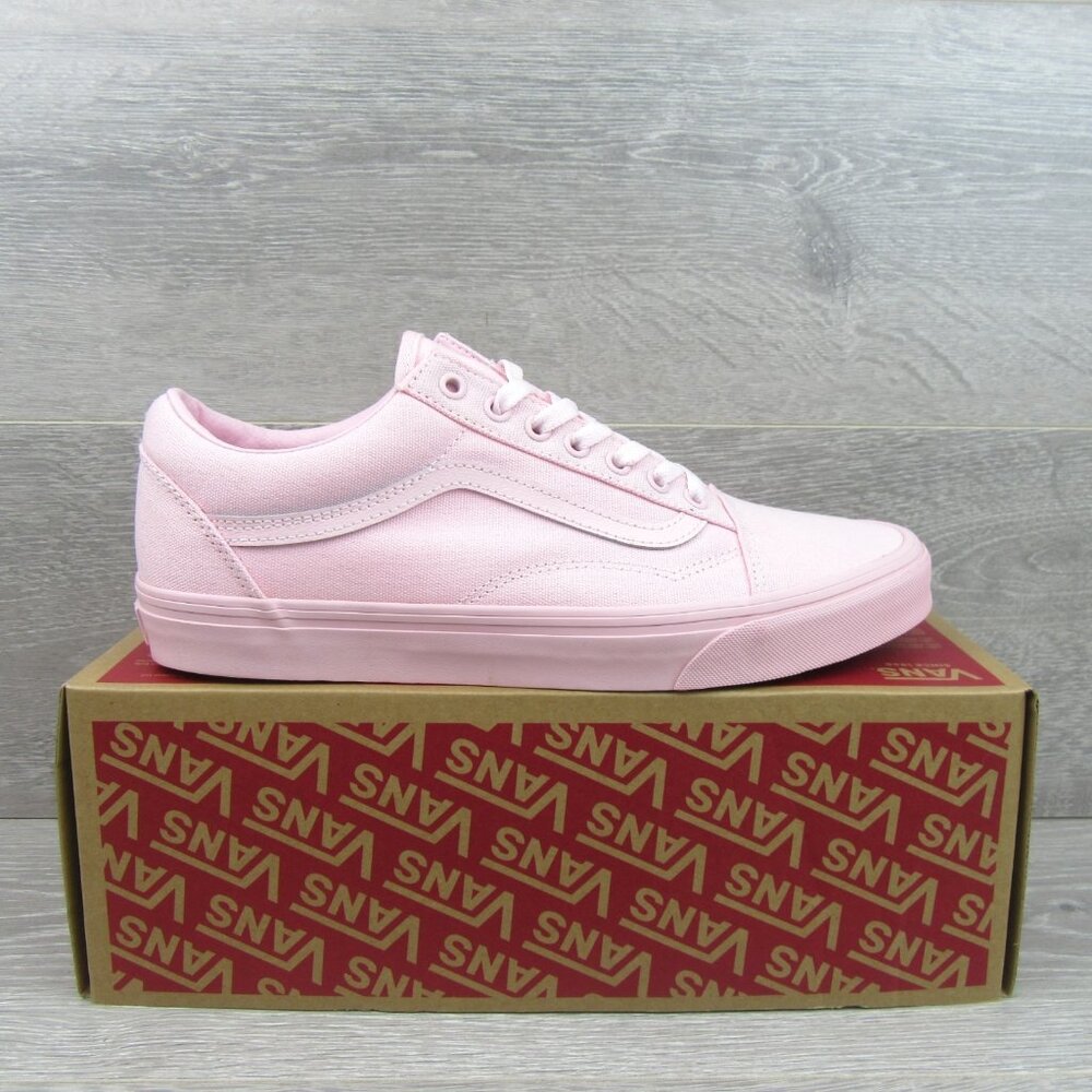 Vans Old Skool Pastel Mono Pink Mens Size 8 / Womens Size 9.5 NEW - Picture 2 of 13
